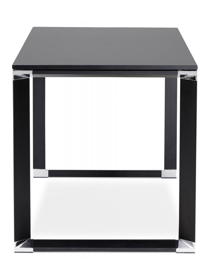 KADIMA DESIGN Industrie Schreibtisch aus Holz und Metall | Moderner Stil in Schwarz günstig kaufen