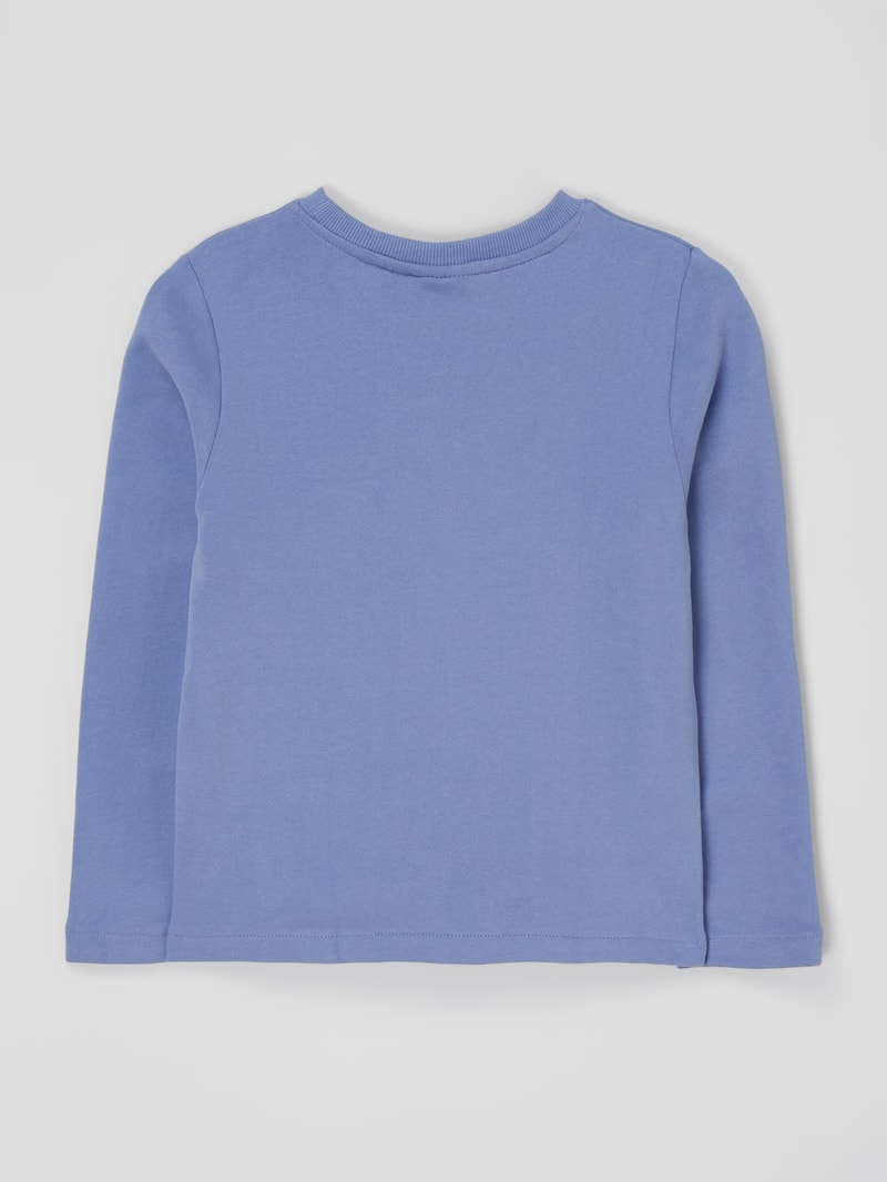 Sweatshirt aus Baumwolle in flieder