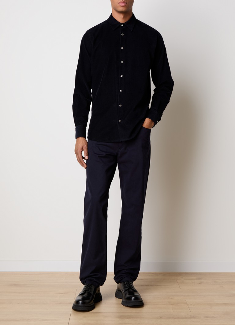 Chino Moncler coupe slim avec poches latérales