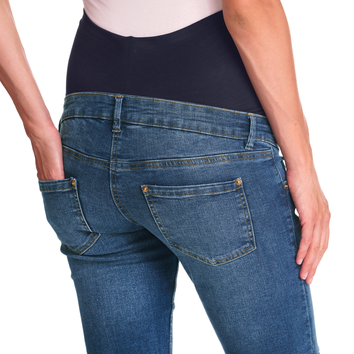Damen Umstands-Jeans straight