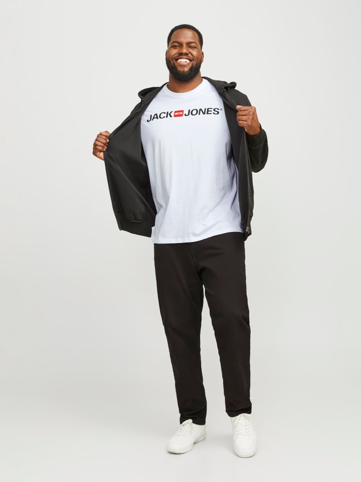 JACK & JONES PLUS T-shirt in White günstig kaufen