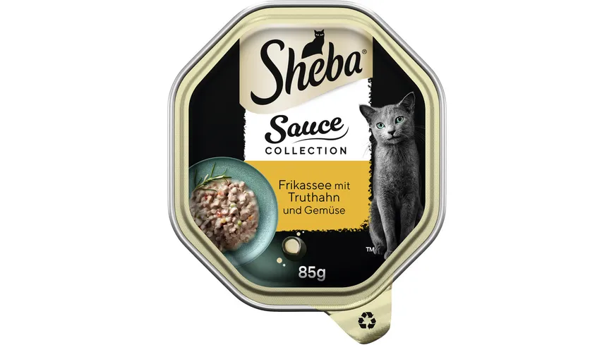 SHEBA® Schale Sauce Spéciale Frikassee mit Truthahn und Gemüse 85g 85 g