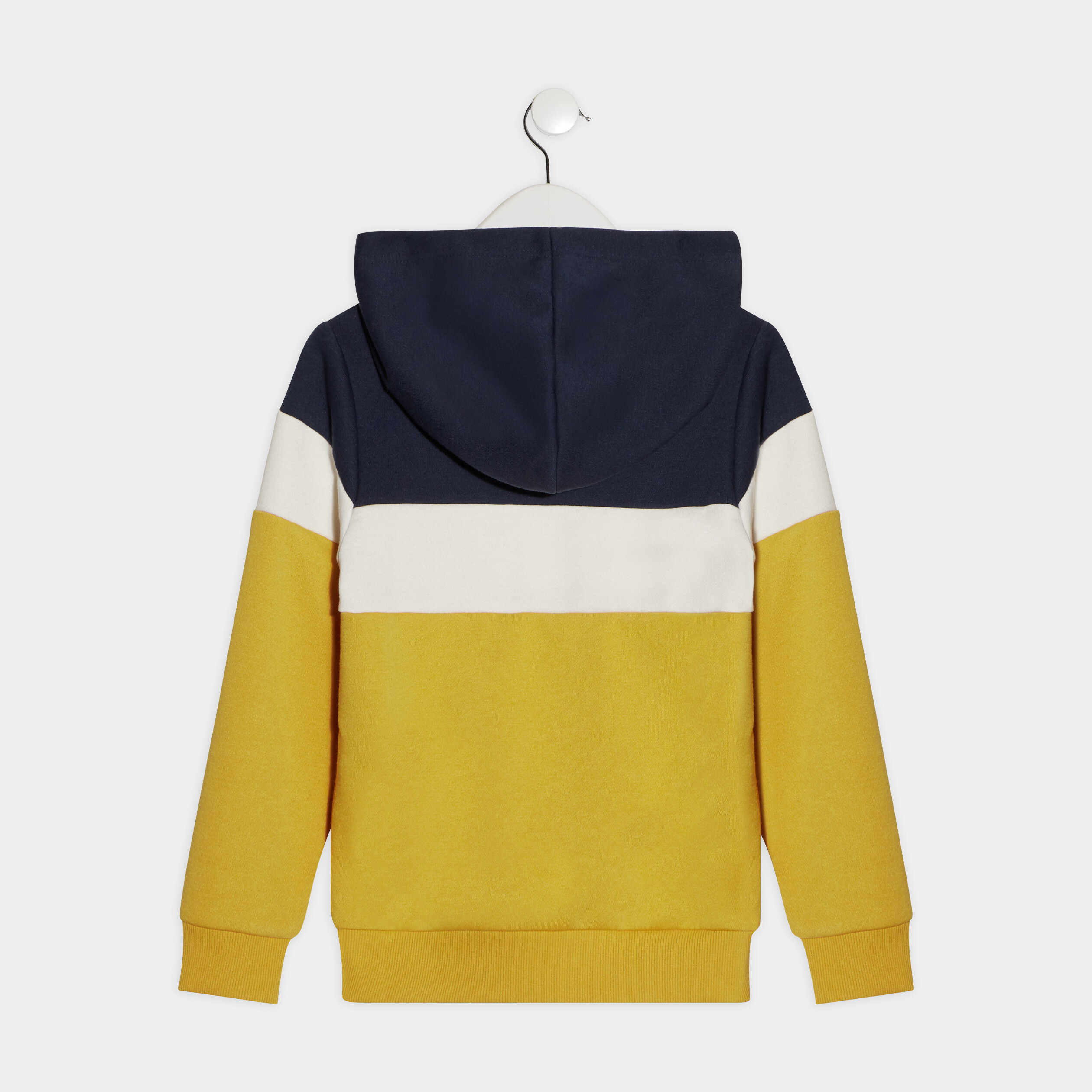 Sweat à capuche hoodie Creeks jaune moutarde garçon | La Halle