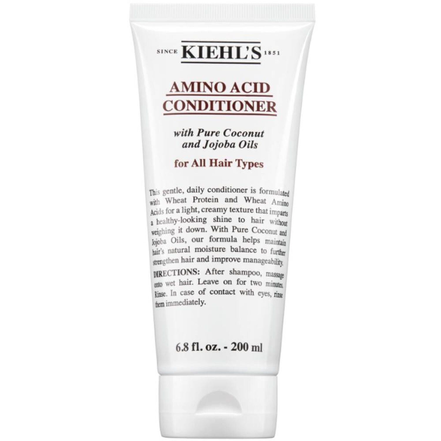 kiehl's Amino Acid Conditioner Après-shampoing à l'huile de noix de coco pour cheveux normaux 200 ml