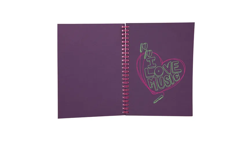 TOPModel Neon Doodle Malbuch-Set