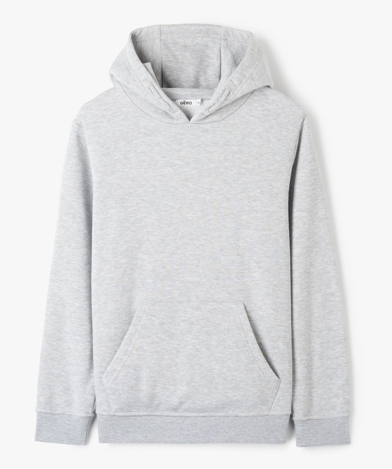 Sweat molletonné à capuche Garçon gris | GEMO