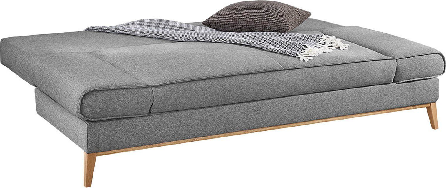Jockenhöfer Gruppe Schlafsofa Yann, inklusive Bettfunktion, Stauraum/Bettkasten, verstellbare Armlehnen