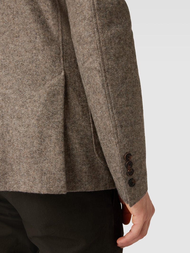 2-Knopf-Sakko in Two-Tone-Machart Modell 'Hecton' in beige