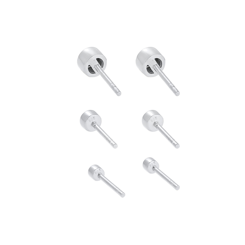 Elli Elli Boucles d'Oreilles Femmes Clous d'oreilles Set Étincelant avec Cristaux en A Boucles d'oreilles