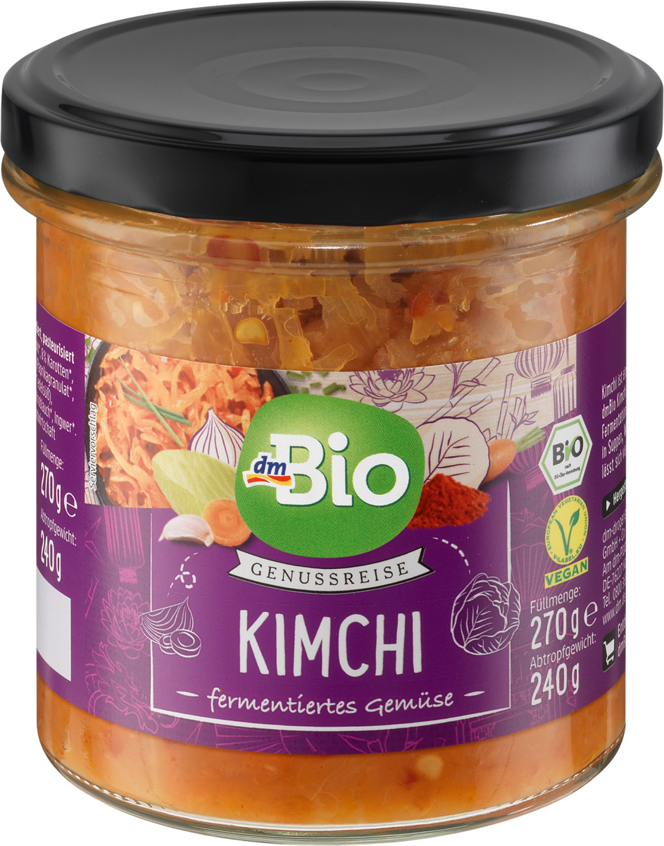 Kimchi, fermentiertes Gemüse, 270 g