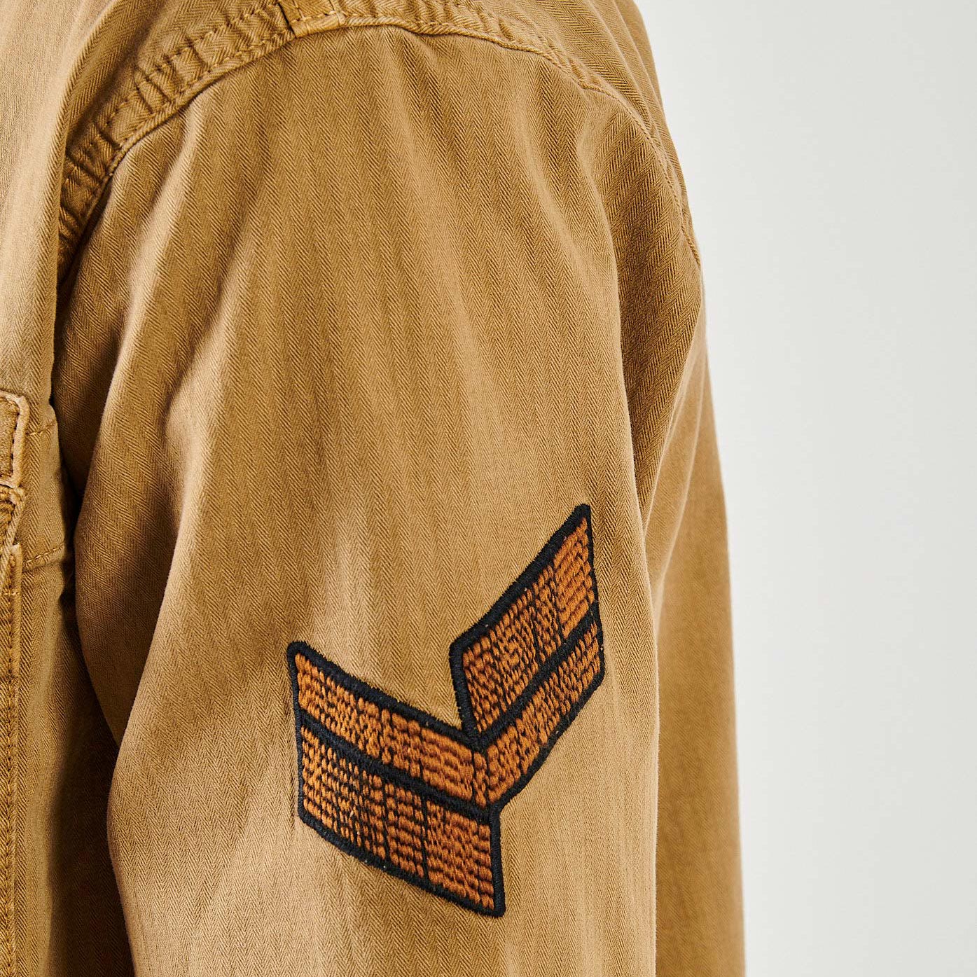 DIKEN  Chemise en jean camel Homme