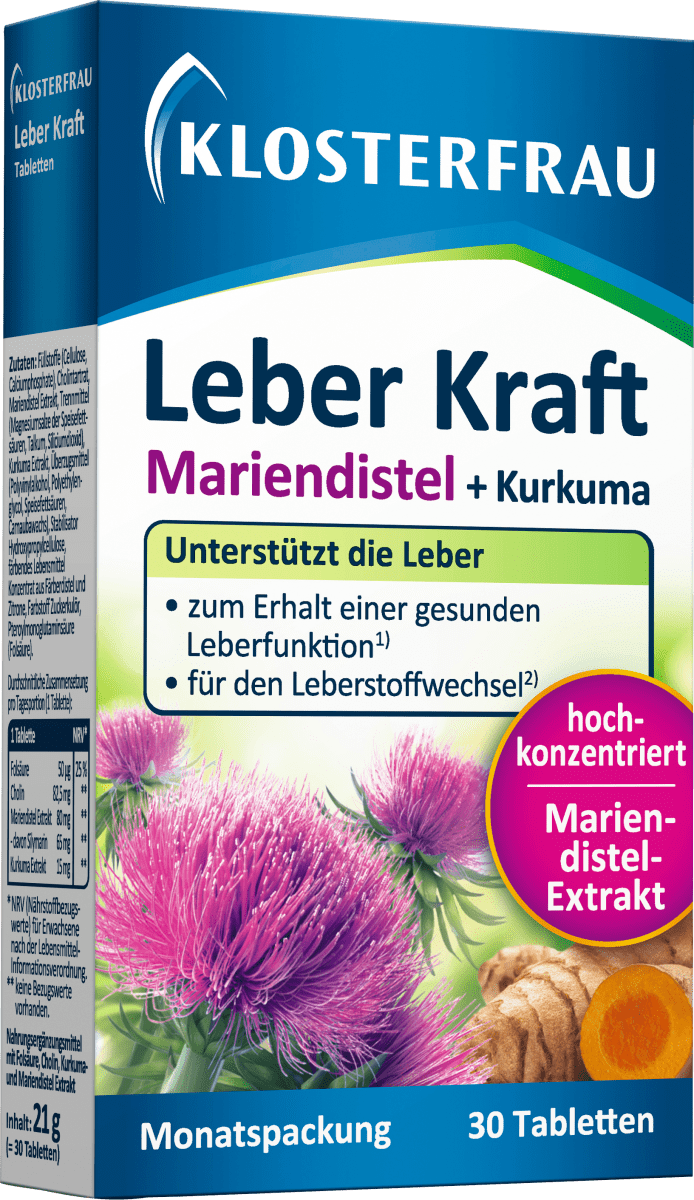 Leber Kraft (30 Tabletten), 21,1 g