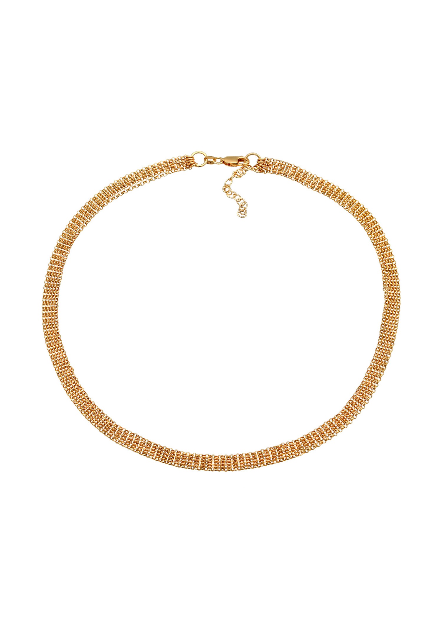 Collana girocollo da donna Elli con maglie moderne in argento sterling 925