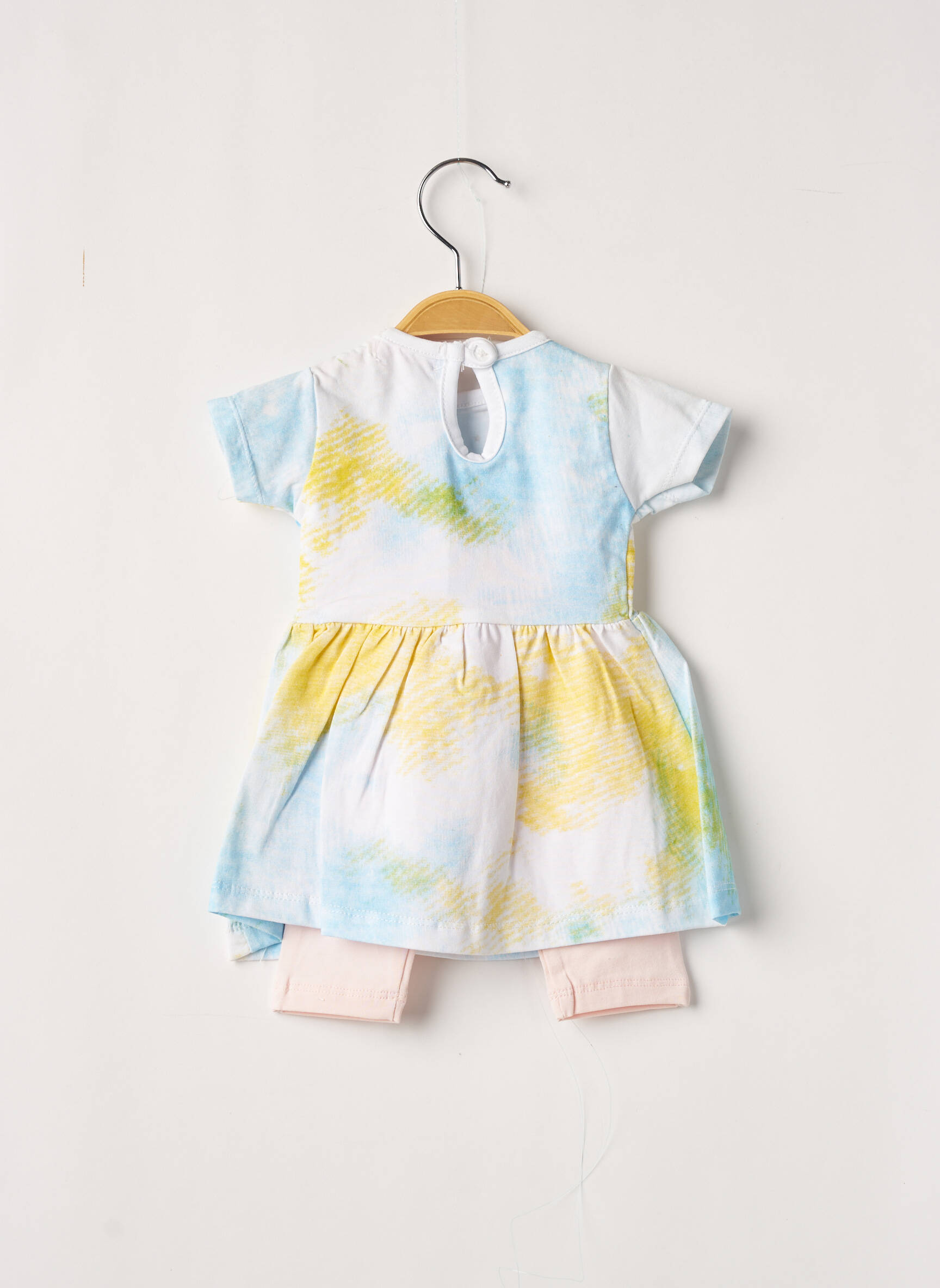 Naf Naf Robes Mi Longues Fille couleur bleu