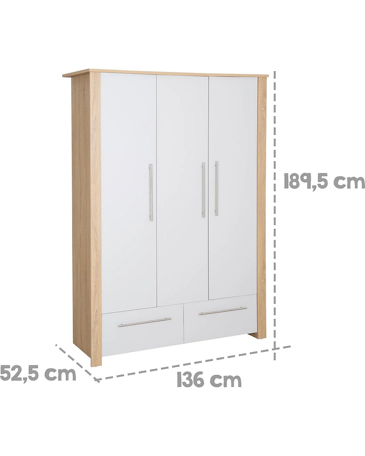 Kleiderschrank 3-türig Matilda
