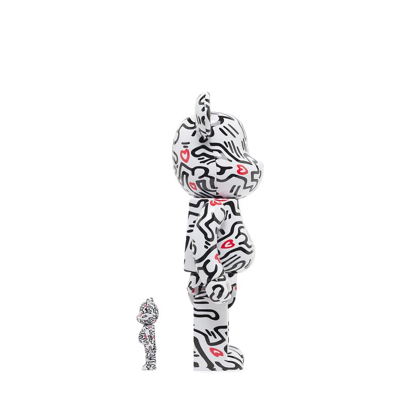 Medicom Bearbrick Keith Haring #8 100% & 400% multicolor