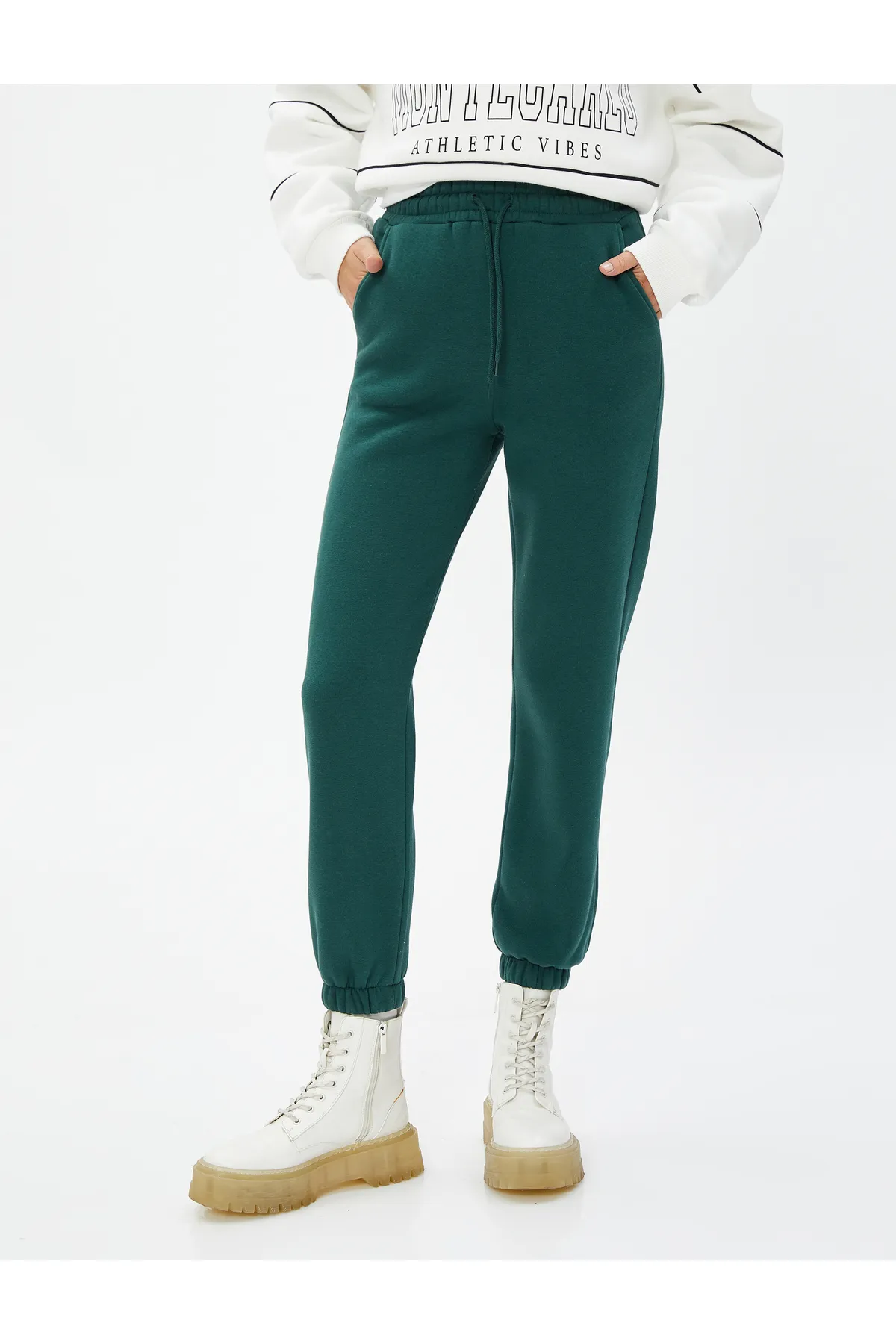 Koton  Jogger-Jogginghose mit elastischem Bund und Taschendetail