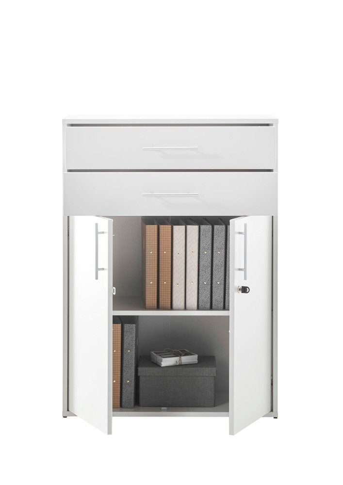 möbel-direkt.de Aktenregal Pronto, Komplett Set 3-tlg., verschließbar