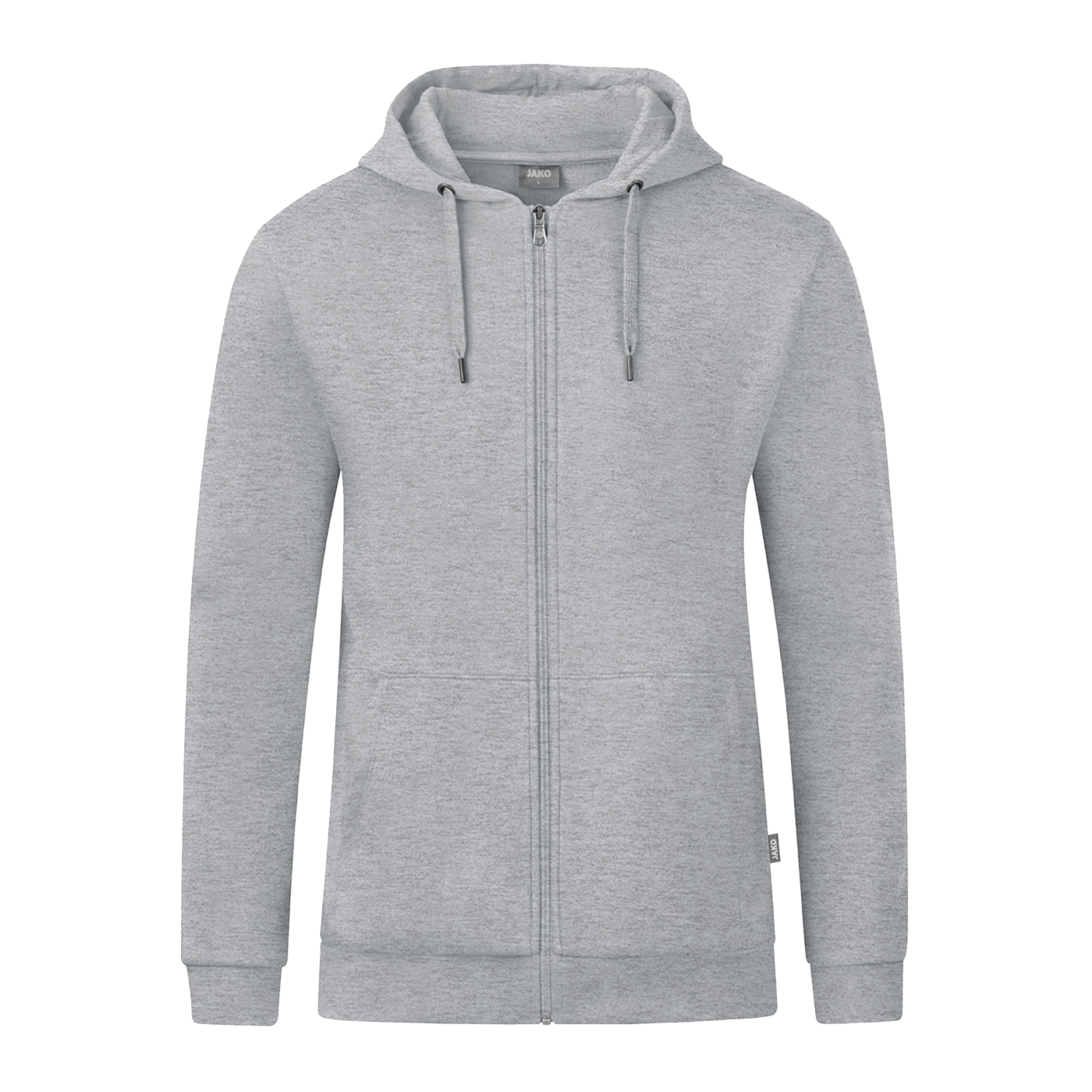 JAKO Organic Kapuzenjacke Grau F520