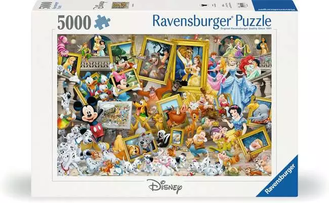Puzzle 5000 Teile - Micky als Künstler