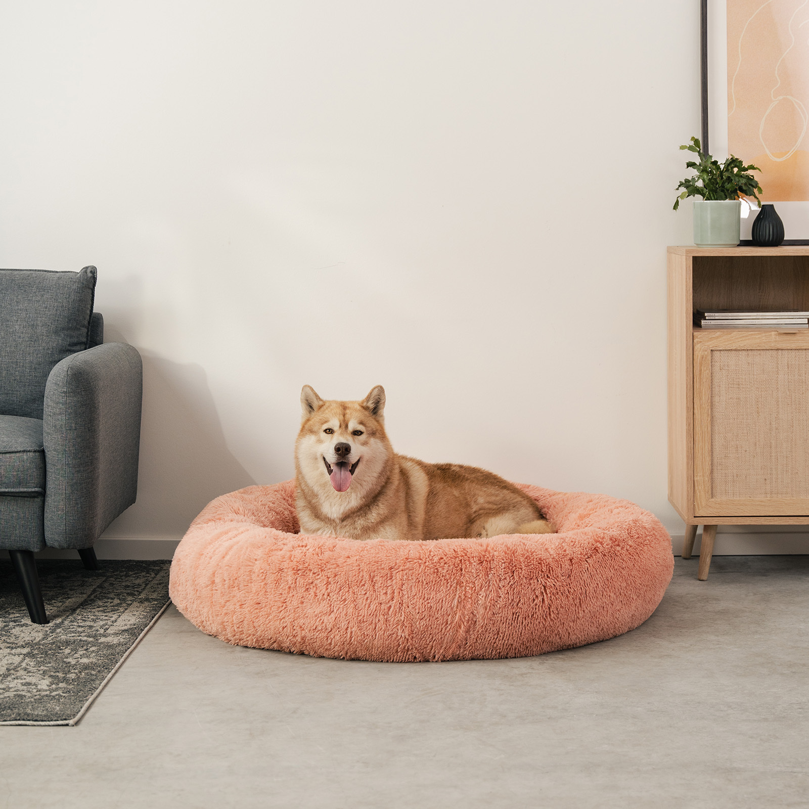 Lionto Hundebetten Lionto Donutbett rosa XXXXL