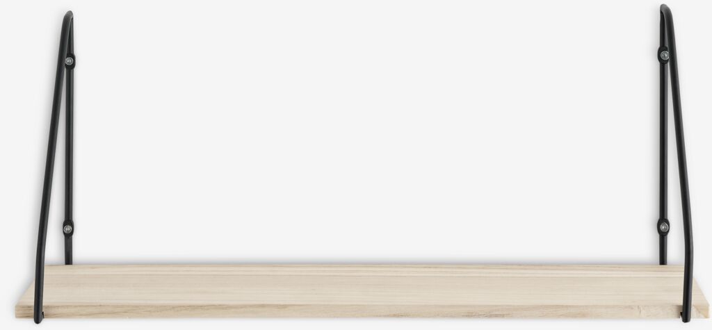 HEJLSMINDE Wall shelf HEJLSMINDE 1 shelf black/natural