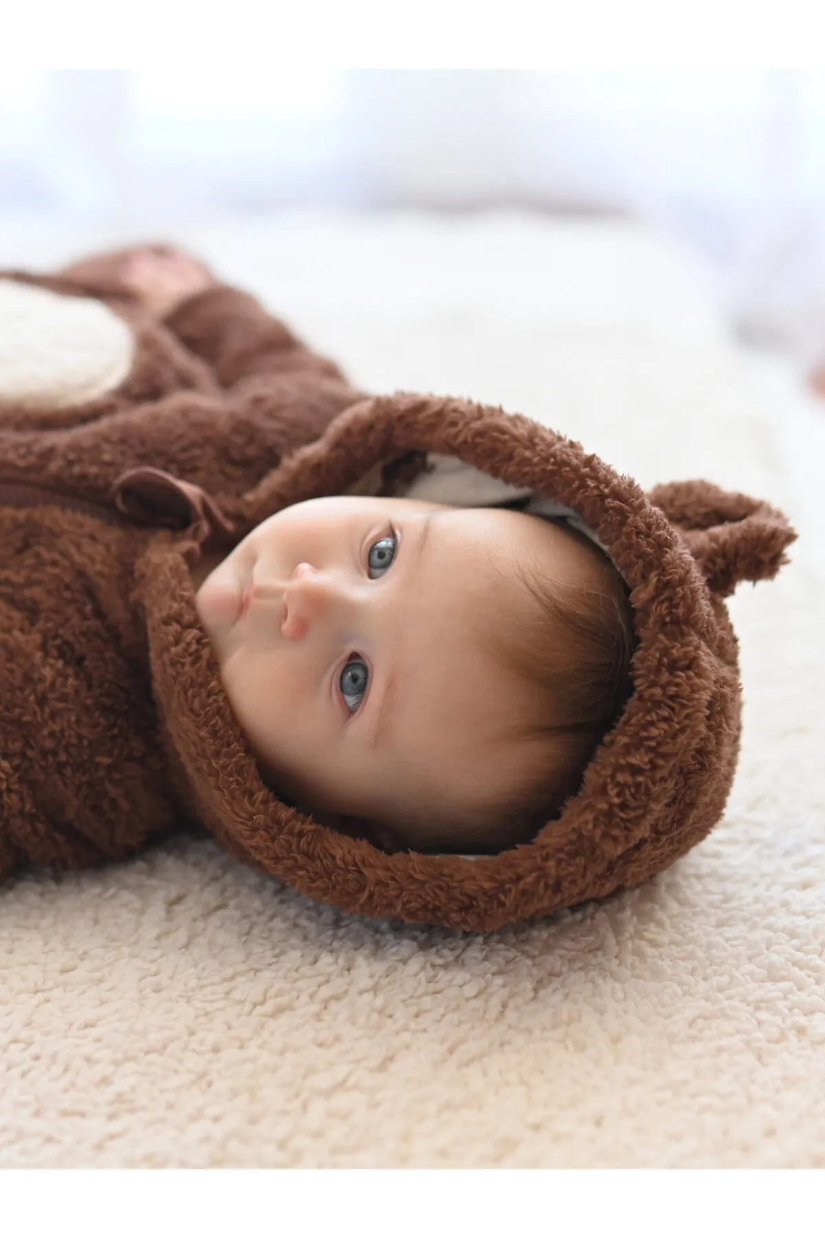 LC Waikiki  LCW Baby-Overall mit Kapuze, langärmelig, Plüsch, für Jungen