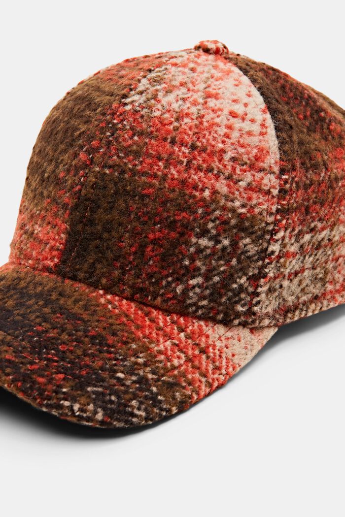 Karierte Basecap