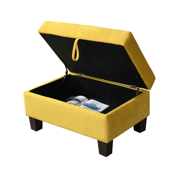 Sofa ROM, Samt Gelb