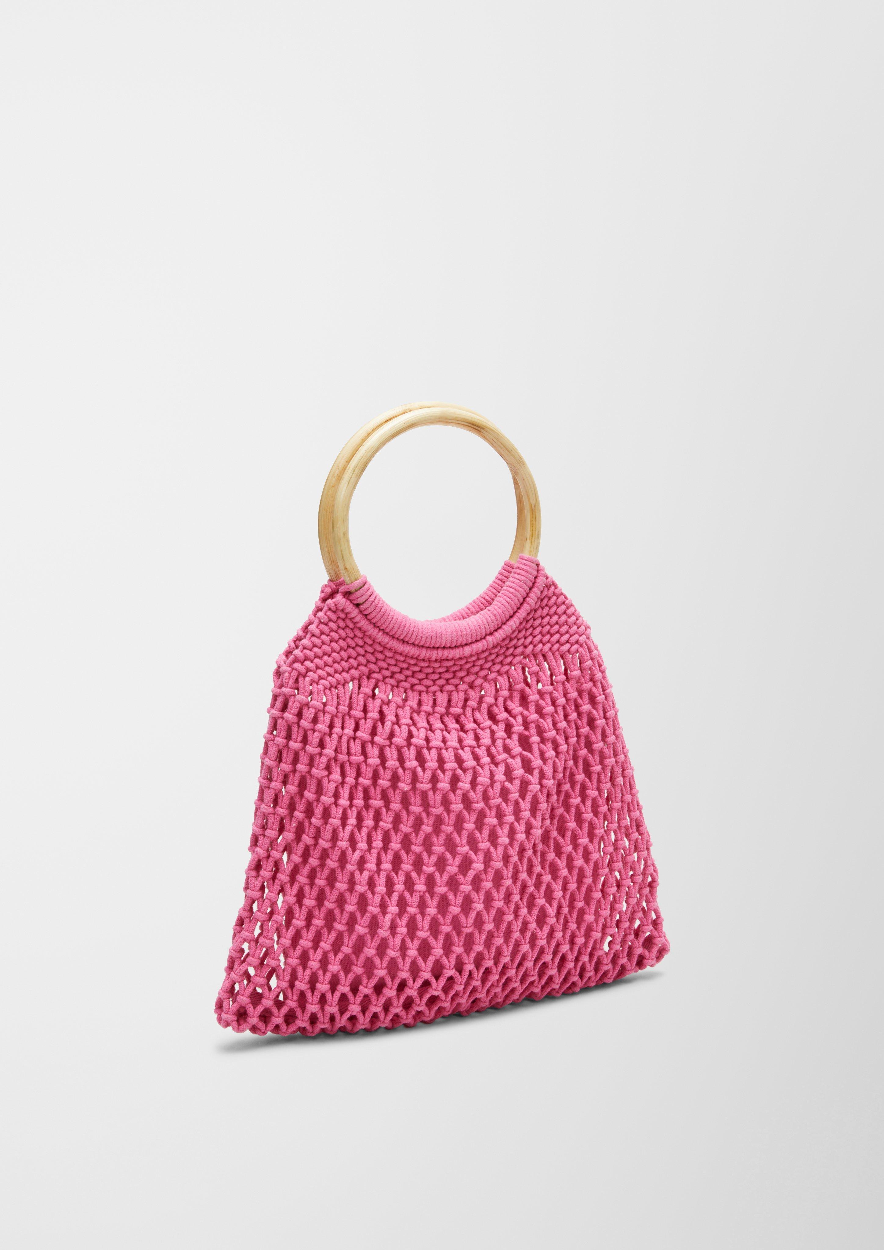 Makramee-Shopper mit Holzgriff  2129936-4426