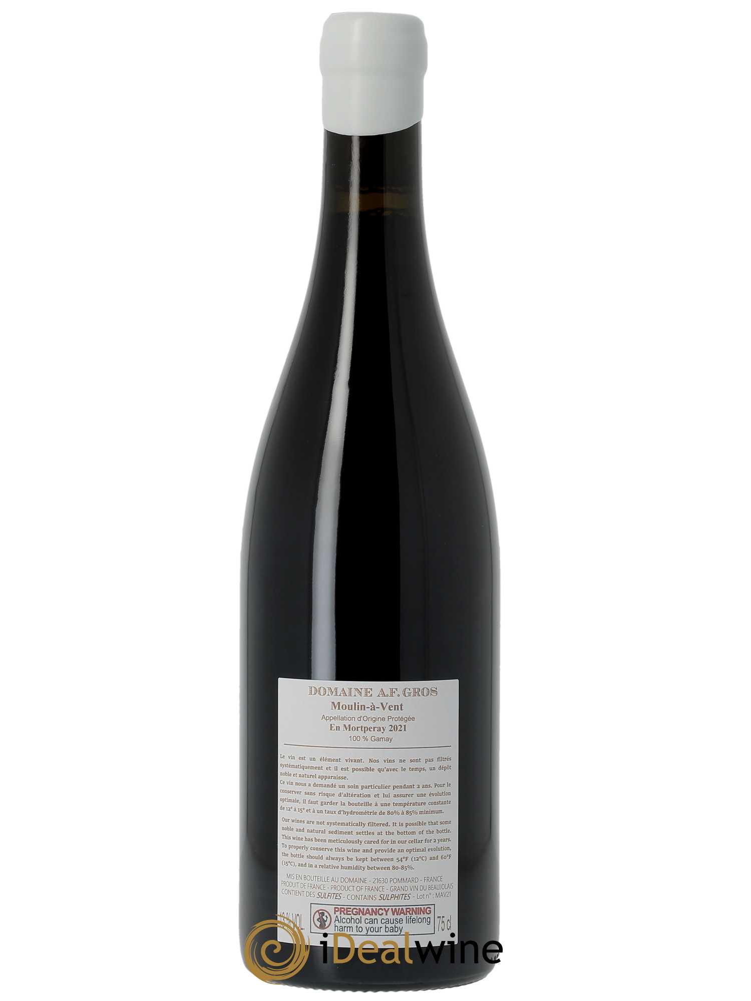 Moulin à Vent En Mortperay A.-F. Gros  2021 - Lot de 1 Bouteille