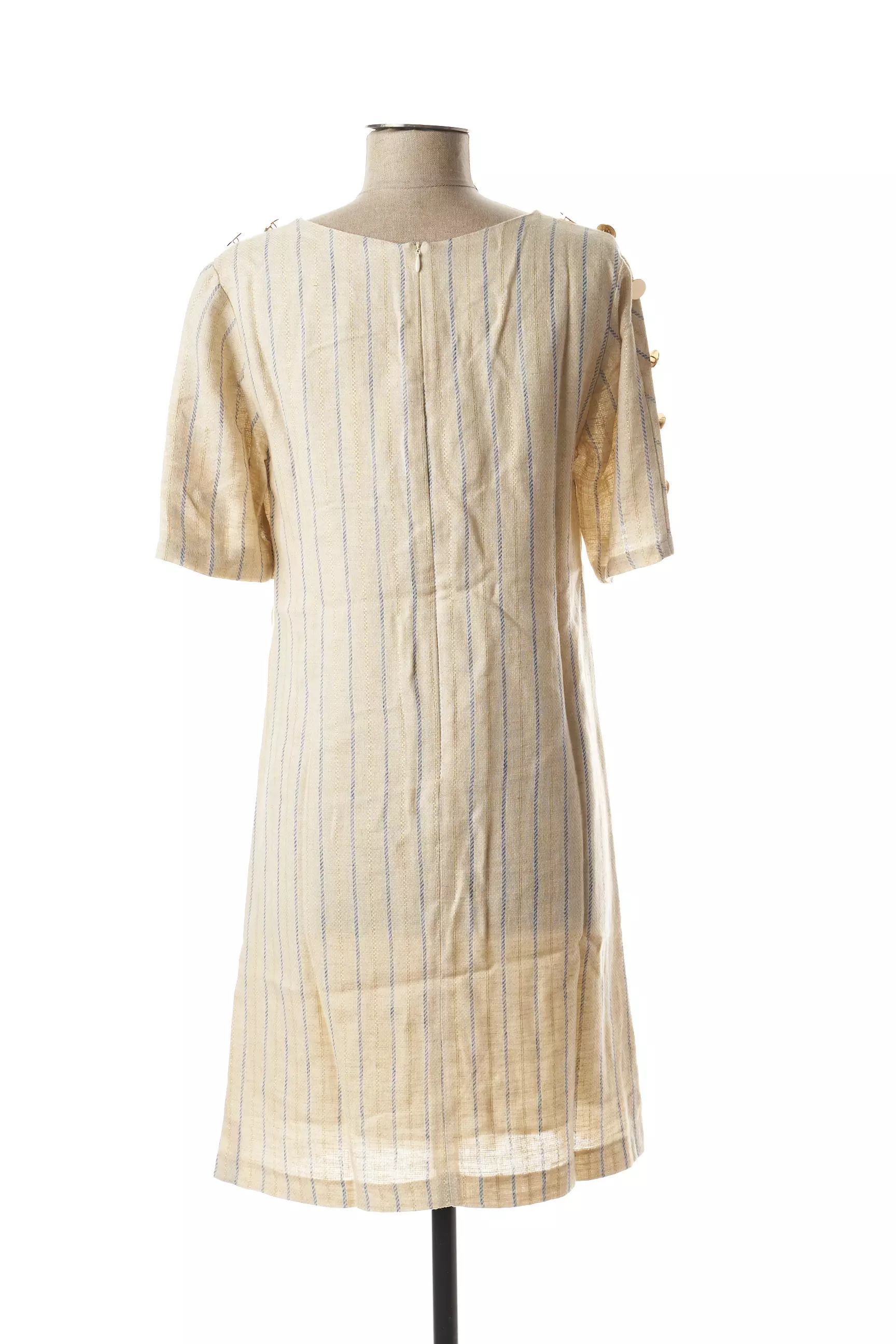 Julie Guerlande Robes Mi Longues Femme couleur beige