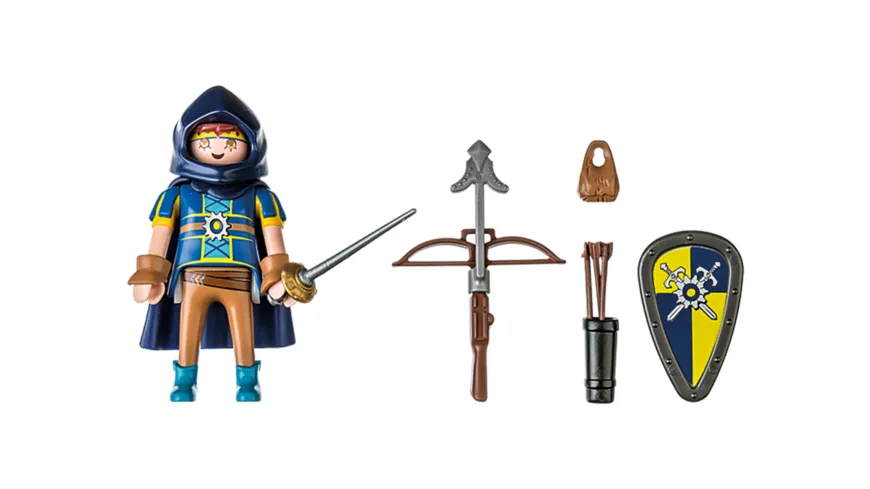 PLAYMOBIL 71303 - Novelmore - Gwynn mit Kampfausrüstung