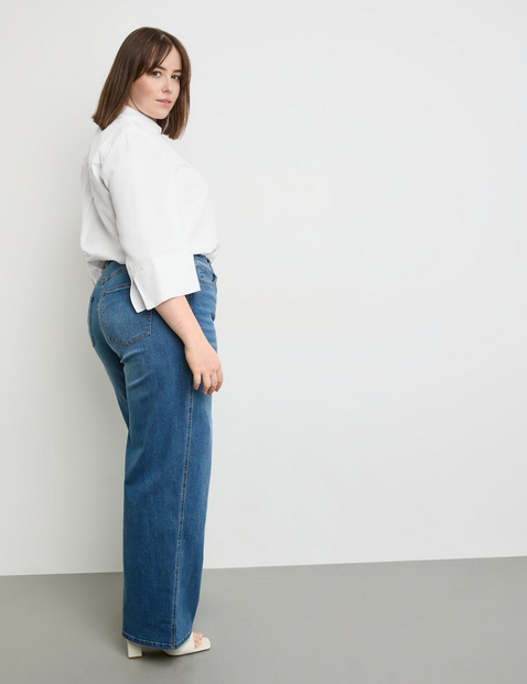 Jeans mit weitem Bein Carlotta