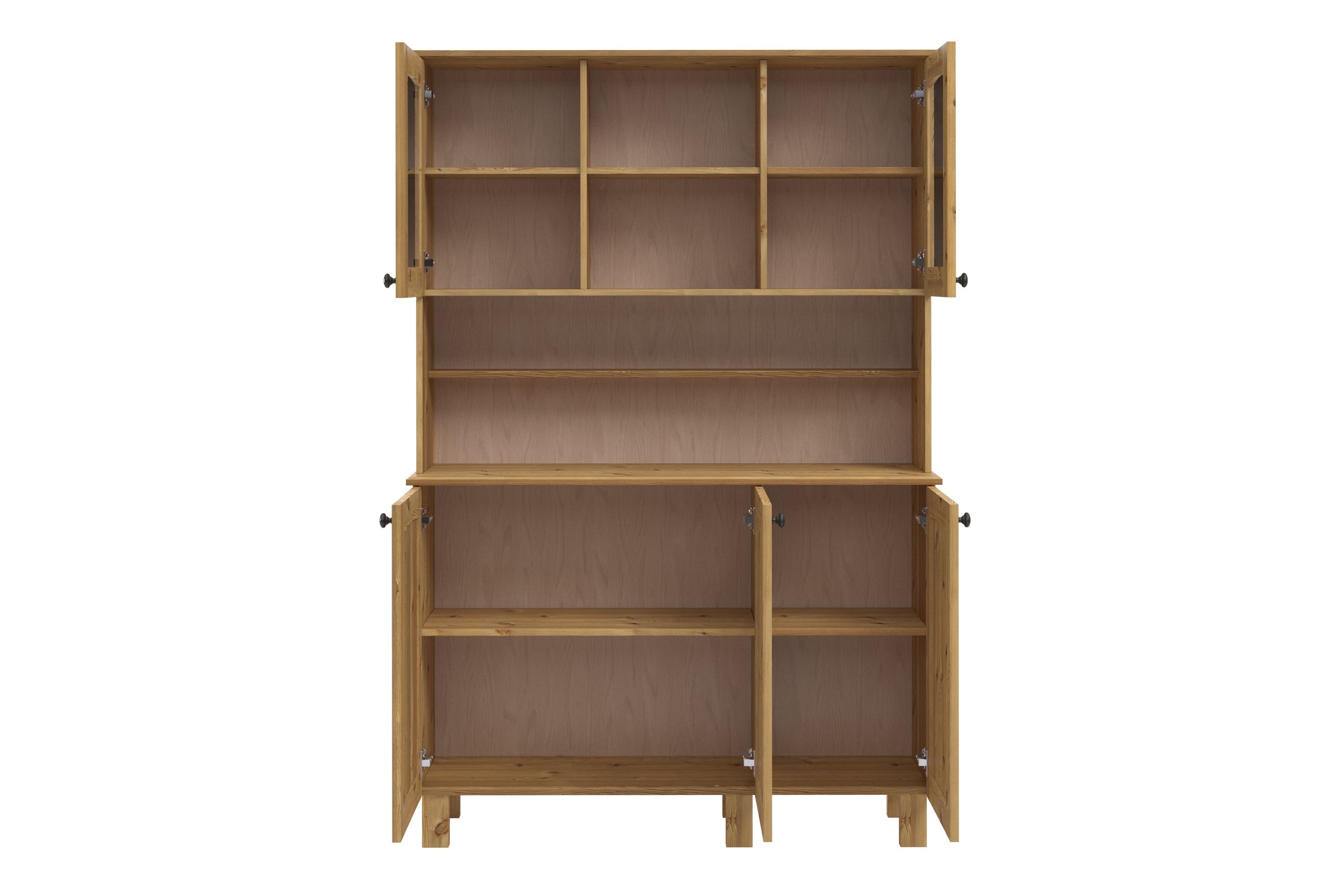 Home affaire Küchenbuffet Osby (1-St) Breite120 cm, 5 Türen
