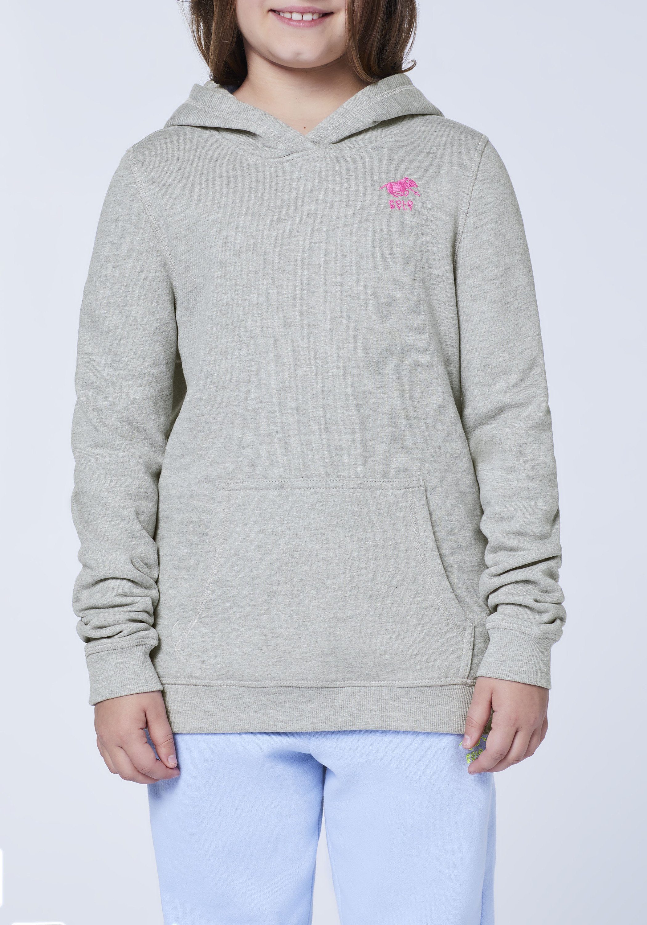 Polo Sylt Sweatshirt mit Label-Stitching