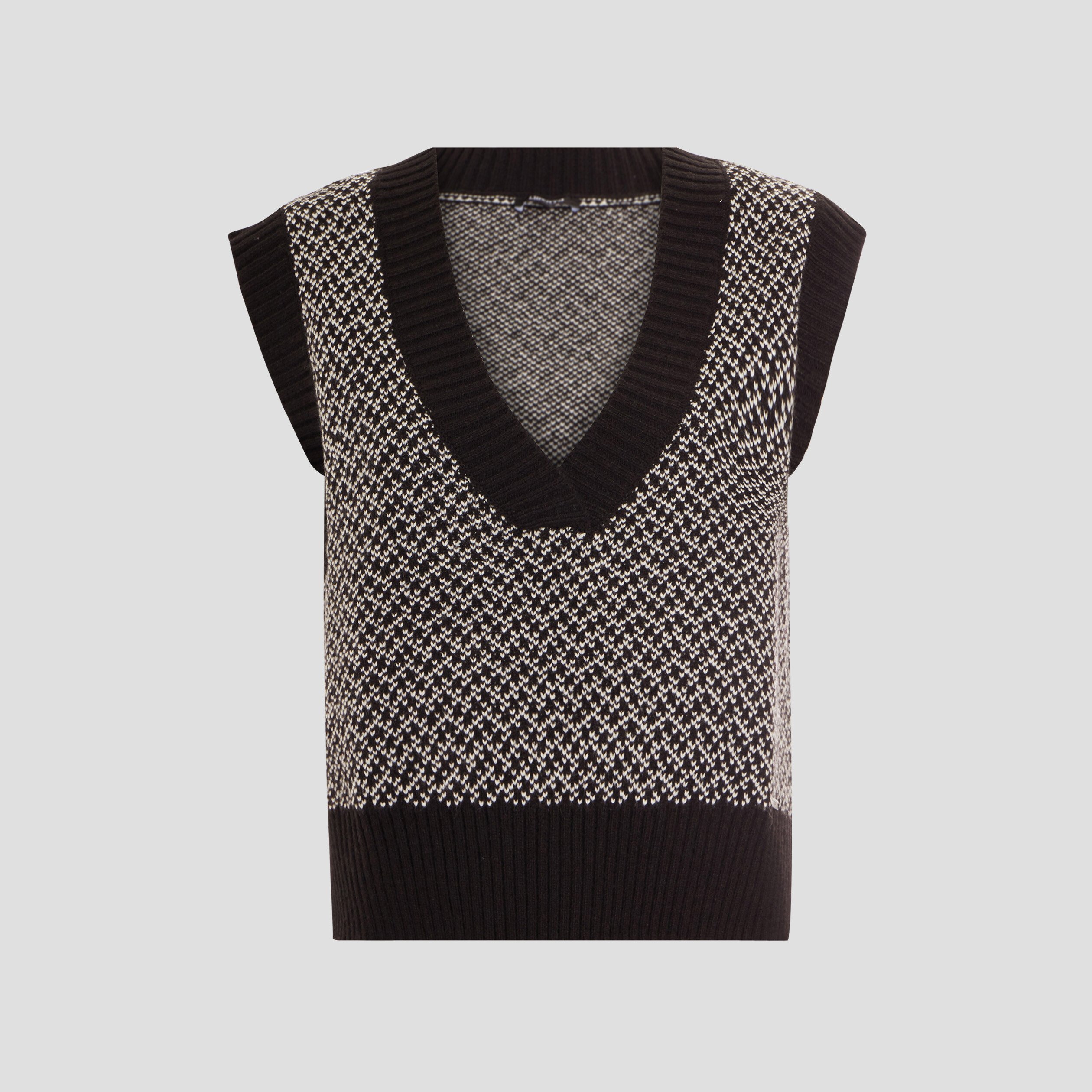 Pull sans manches noir femme | La Halle