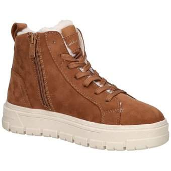 Tom Tailor Sneaker Bootie in braun