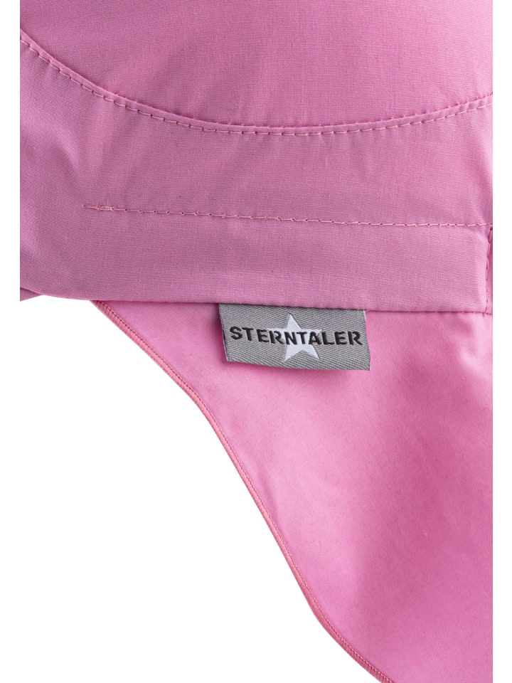 Sterntaler Schirmmütze mit Nackenschutz Basic in rosa günstig kaufen