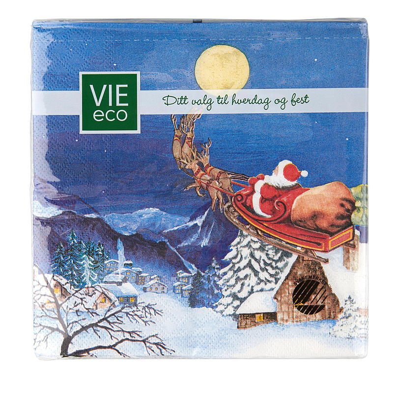 Vie Eco Servietter 20-pk 33x33 cm juledesign