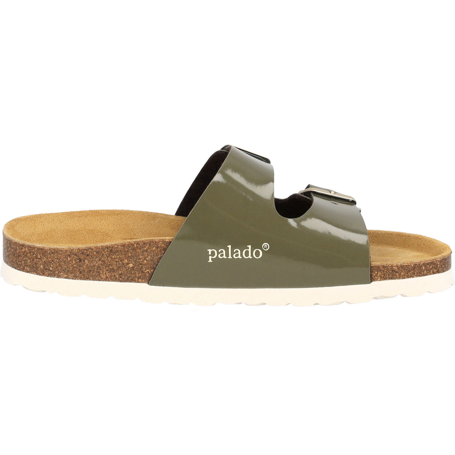 Palado Milos Lack, Pantoletten, Damen, Khaki