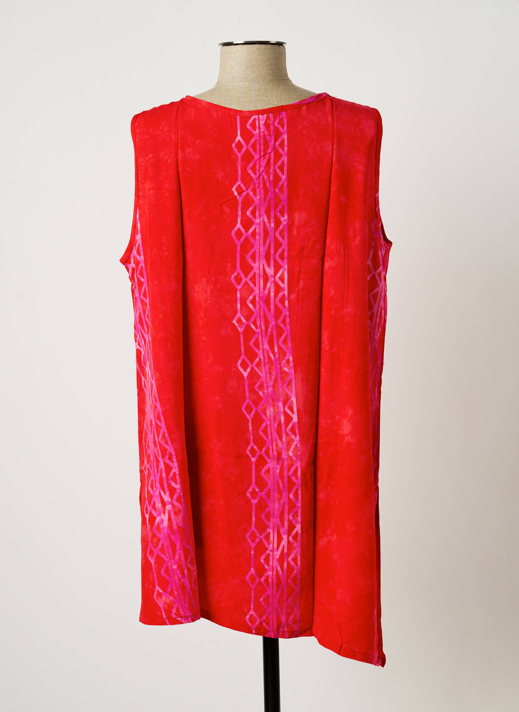 Dou Dou S Tuniquesansmanche Femme couleur rouge