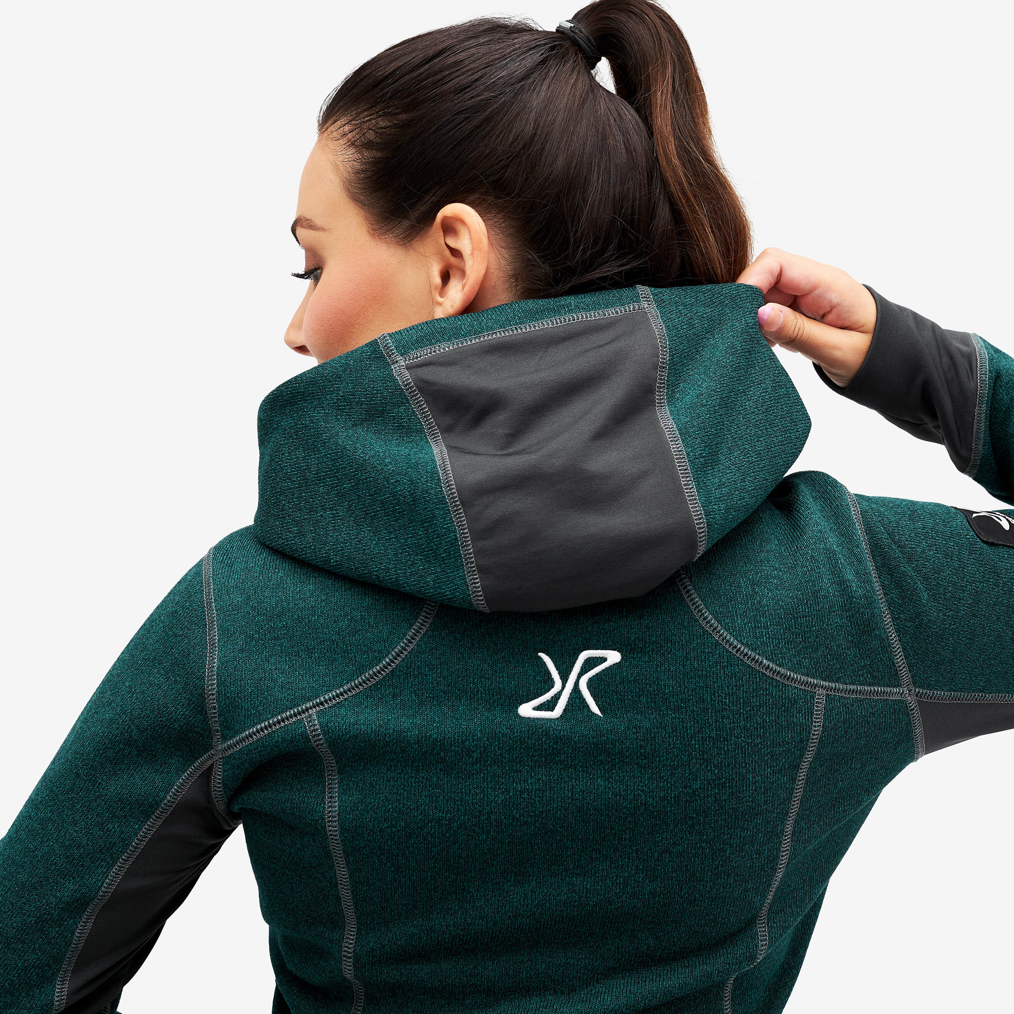 Fusion Hoodie Femme Deep Teal
