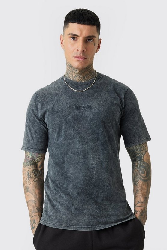 Tall Man Roman Rundhals T-Shirt