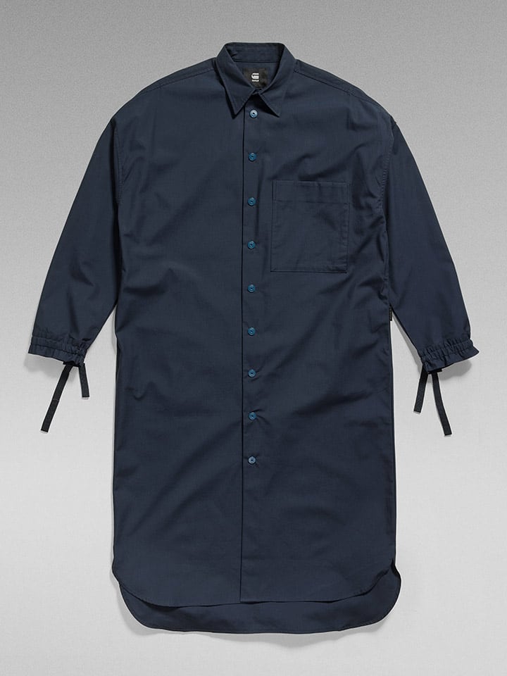 G-Star Hemdkleid in Dunkelblau günstig kaufen