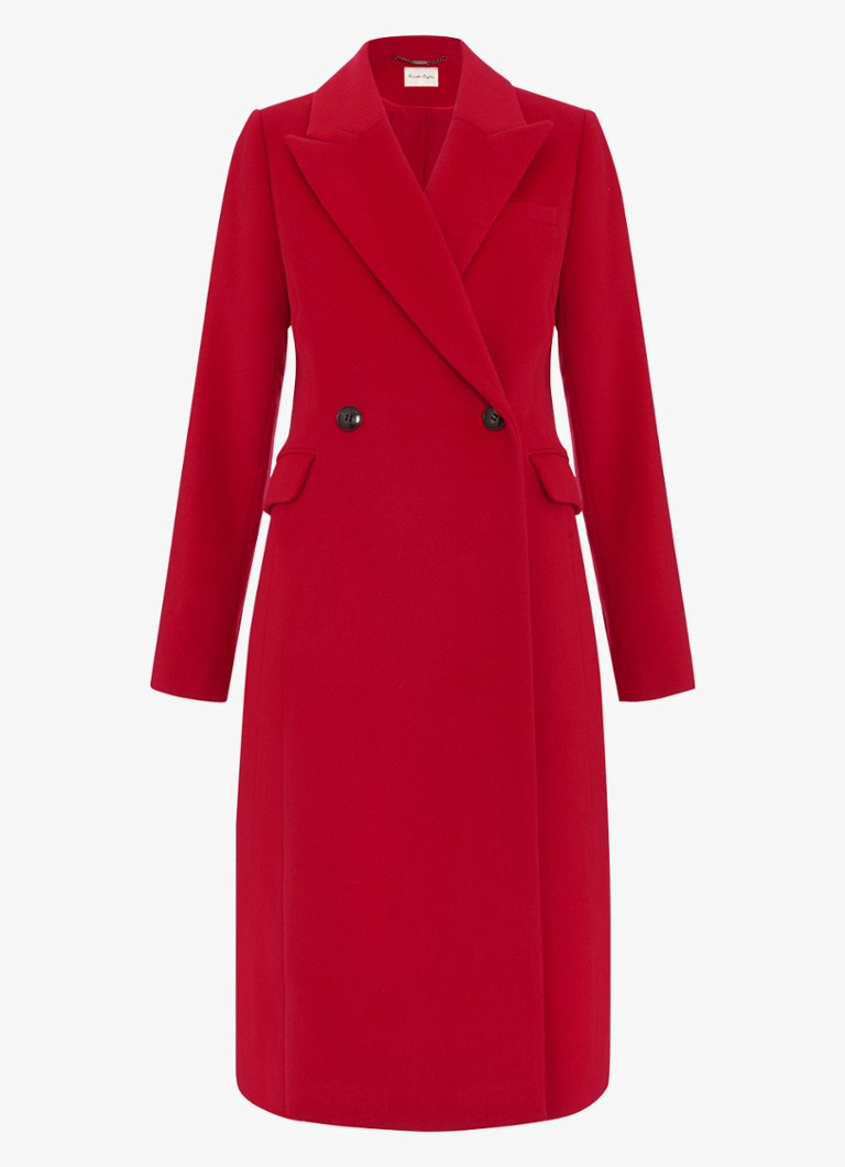 Phase Eight Skye coat in wool blend with flap pockets