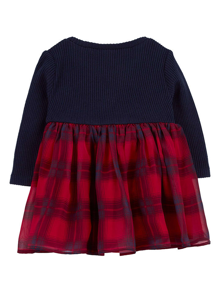 OshKosh Kleid in Dunkelblau/ Rot günstig kaufen
