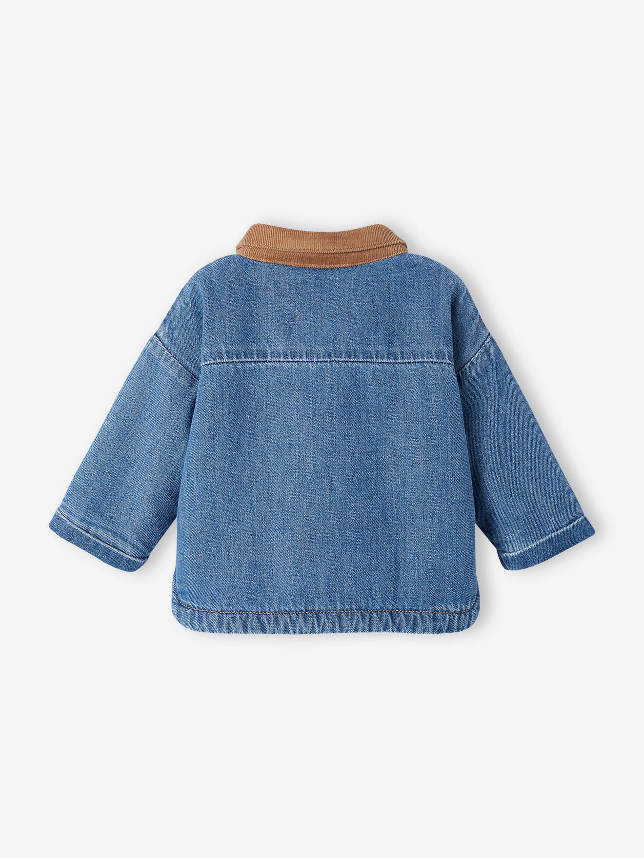 Vertbaudet Warme Jungen Jeansjacke - blue stone