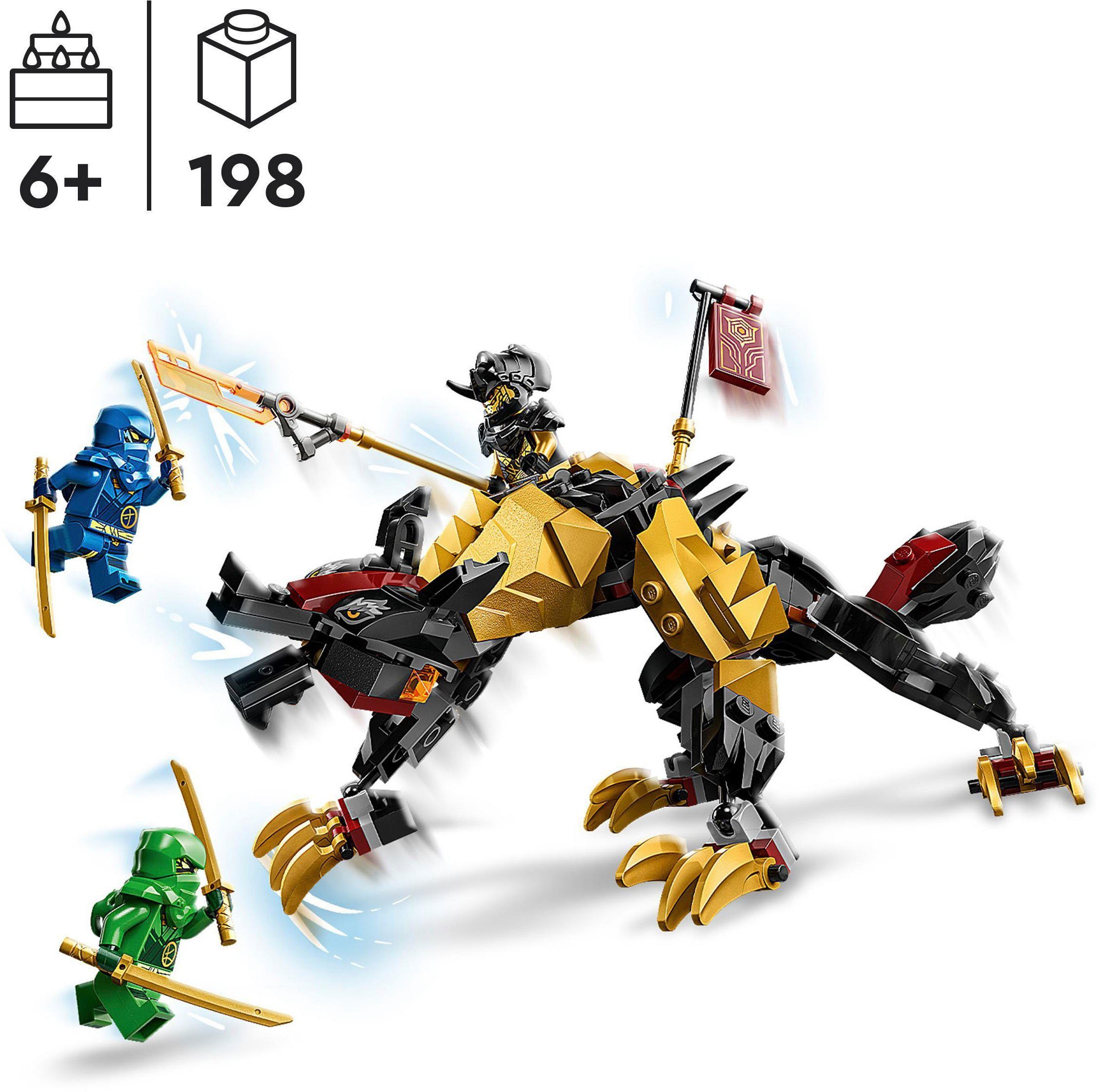 LEGO® Konstruktionsspielsteine Jagdhund des kaiserlichen Drachenjägers (71790), LEGO® NINJAGO, (198 St), Made in Europe