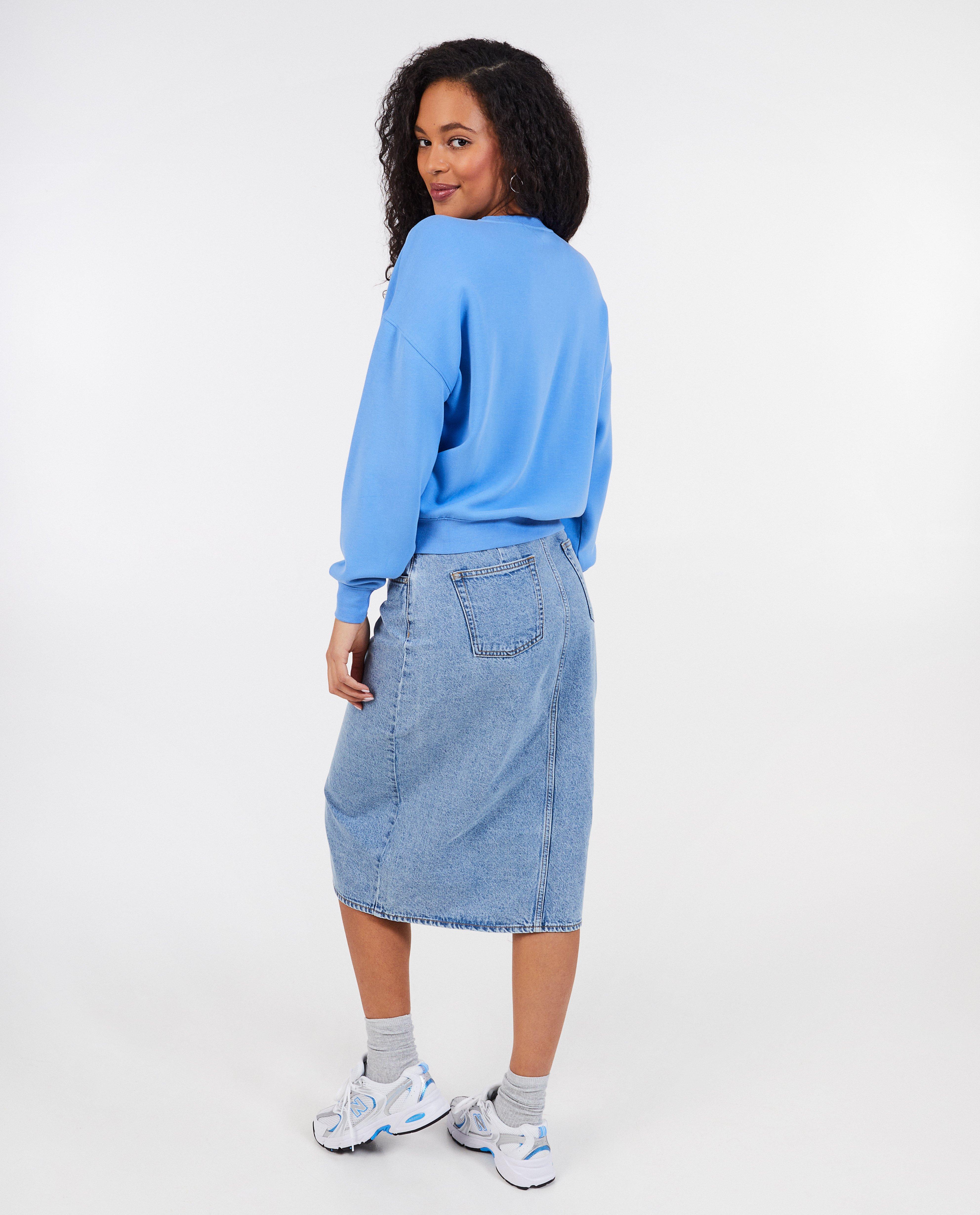 Pulover Sora Blue albastru